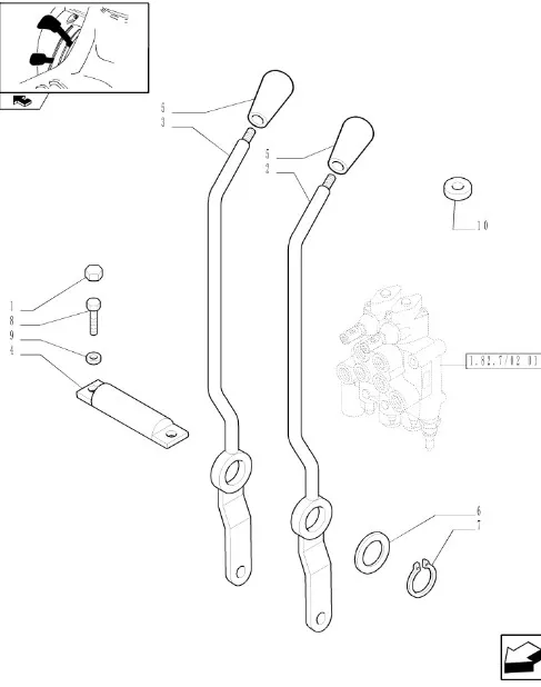 87391516 - рычаг