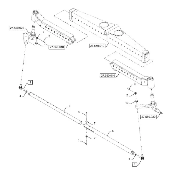 87391477 - тяга рулевая